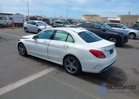 2015 Mercedes-Benz C 300 Luxury/Sport from USA, damaged, VIN 55SWF4JBXFU058805